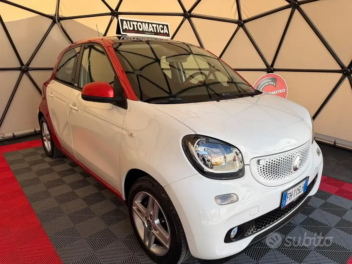 Usata Smart ForFour Passion 90 CV (66 kW) 2017 Bianco Utilitaria
