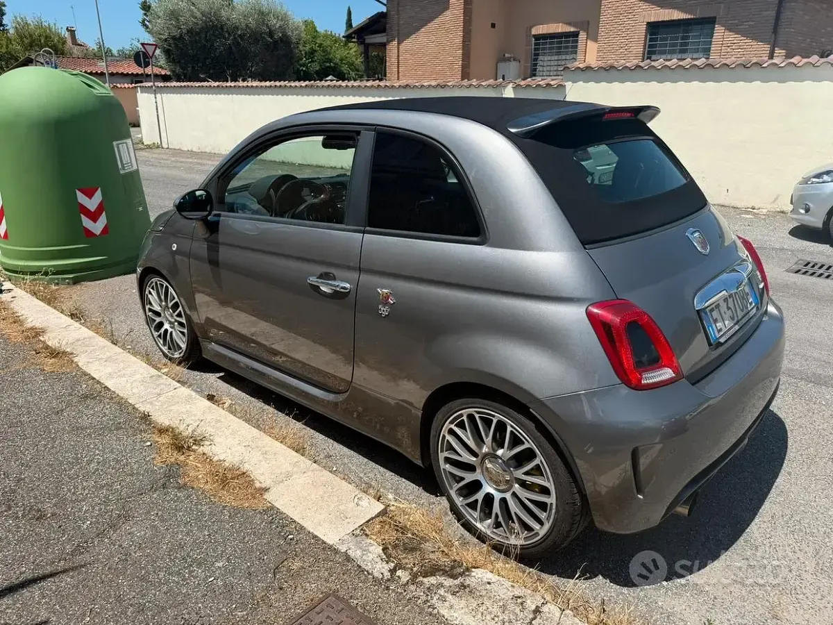 Usata Abarth 595 Turismo 160 CV (117 kW) 2013 Grigio Cabrio