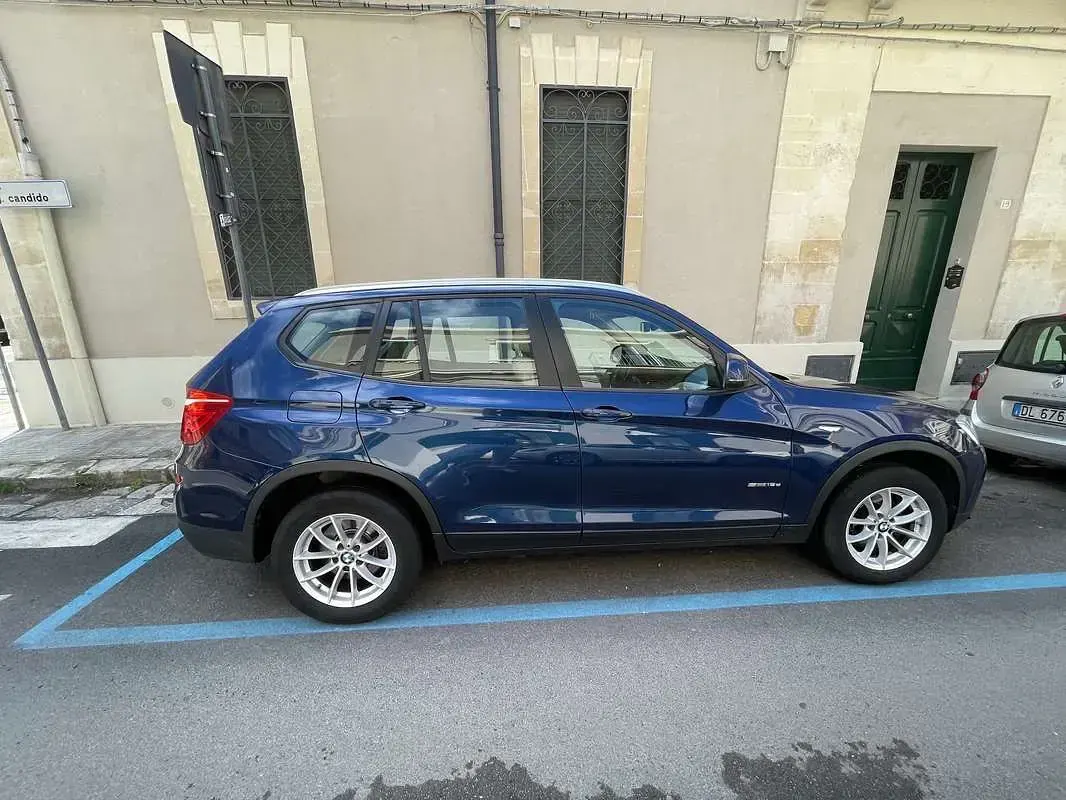 Usata BMW X3 150 CV (110 kW) 2014 Blu/azzurro SUV