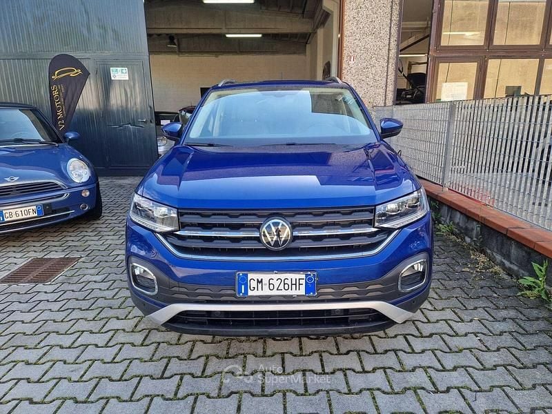 Usata VW T-Cross 110 CV (80 kW) 2023 Blu SUV