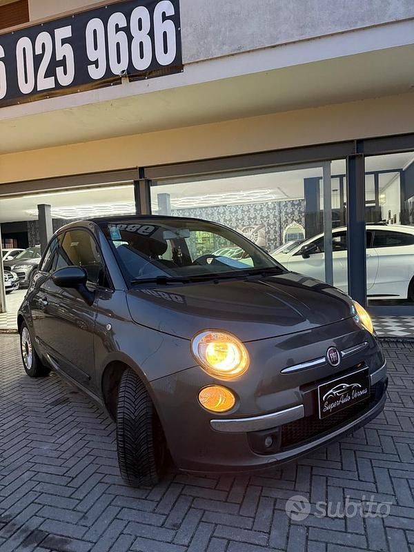 Usata Fiat 500C Lounge 69 CV (50 kW) 2015 Grigio Cabrio