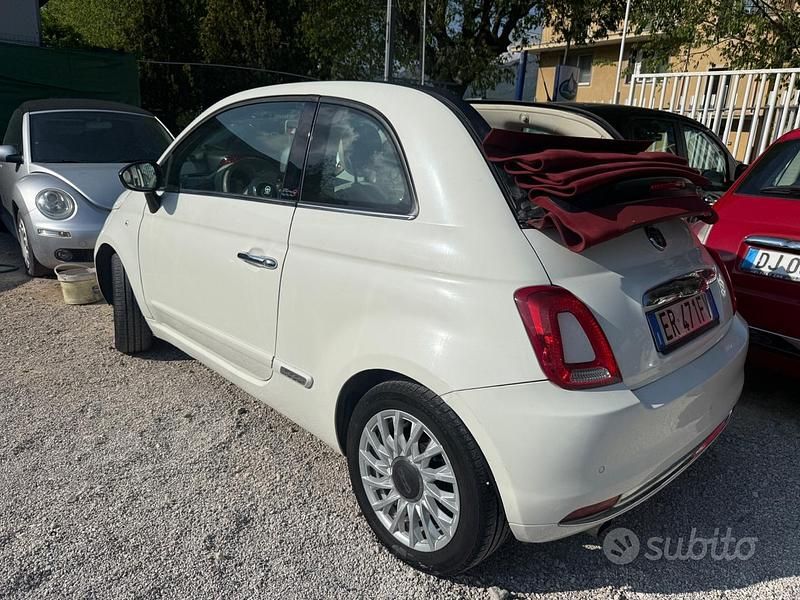 Usata Fiat 500C Pop Star 69 CV (50 kW) 2013 Bianco Cabrio