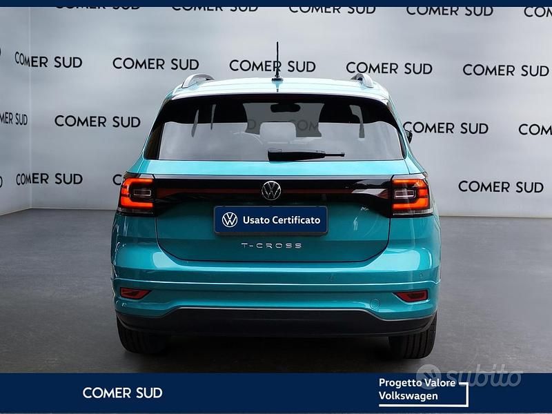 Usata VW T-Cross Sportline 110 CV (80 kW) 2023 Blu SUV
