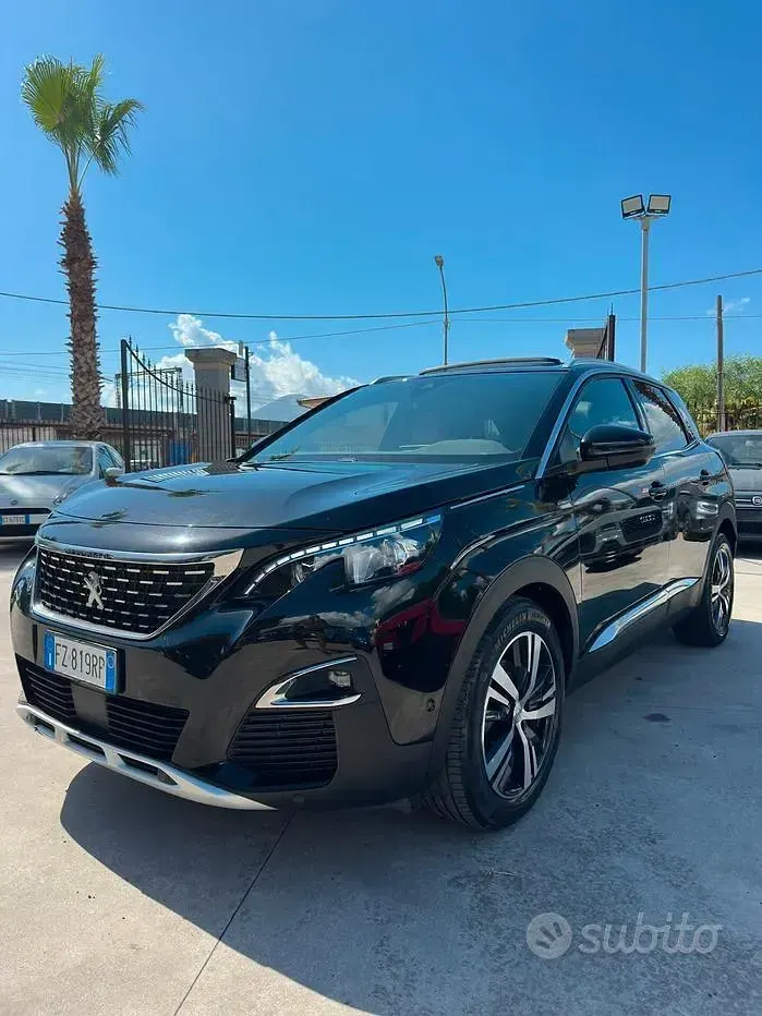 Usata Peugeot 3008 GT-line 131 CV (96 kW) 2019 Nero SUV
