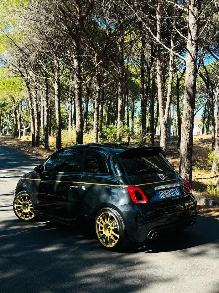 Usata Abarth 500 135 CV (99 kW) 2008 Nero Utilitaria