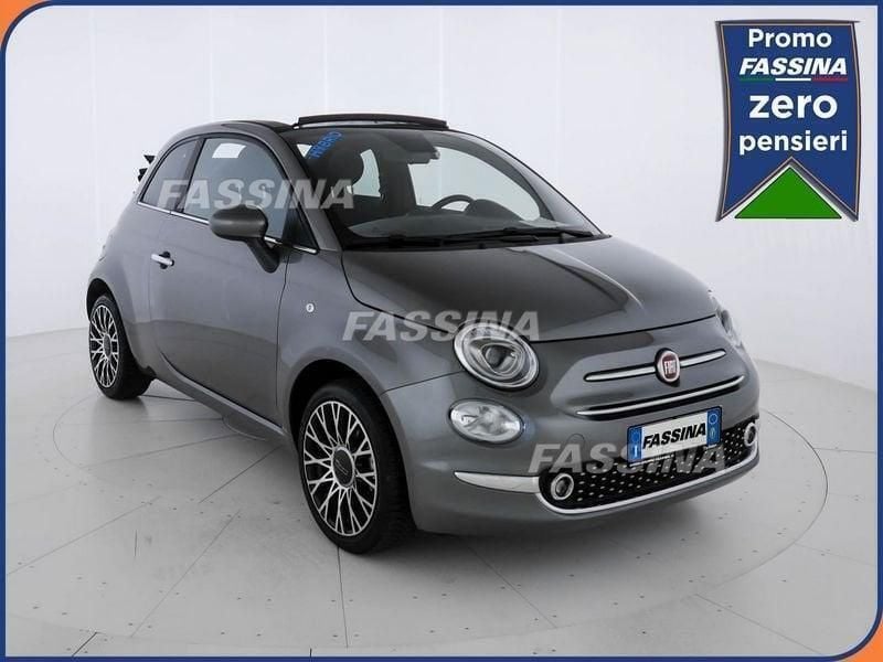 Grigio Usata 2023 Fiat 500C Pop Cabrio | 15.800 € (Buon prezzo) - Immagine 1/4