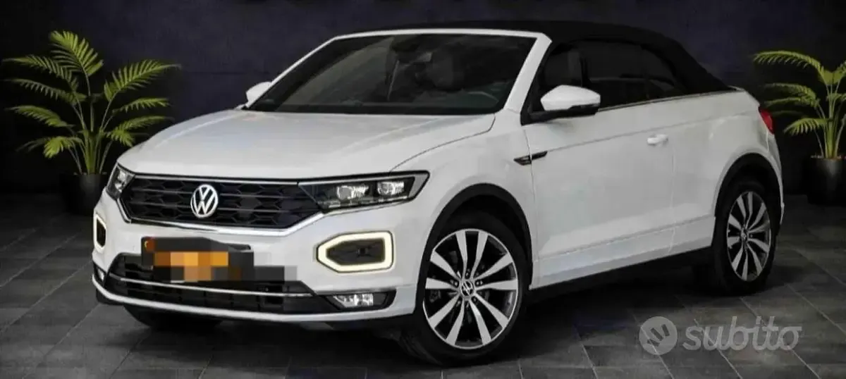 Usata VW T-Roc Cabriolet R 150 CV (110 kW) 2021 Bianco Cabrio