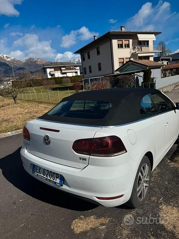 Usata VW Golf Cabriolet 2011 Bianco Cabrio