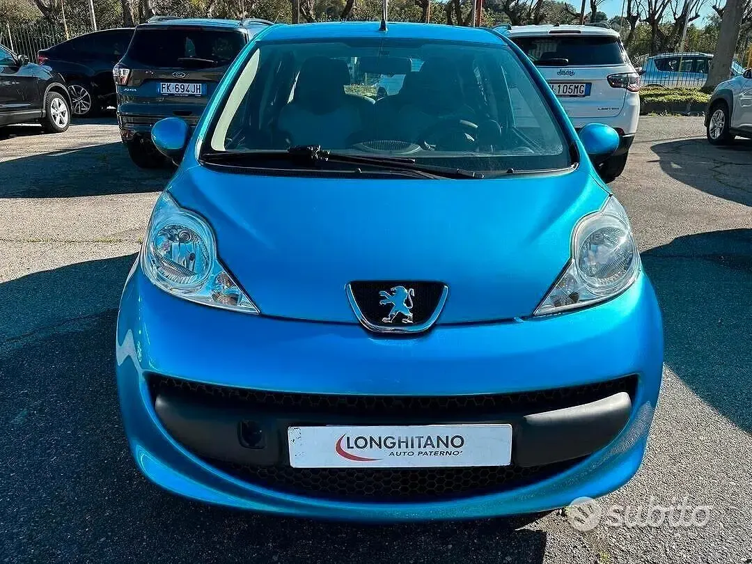 Usata Peugeot 107 68 CV (50 kW) 2008 Blu Utilitaria