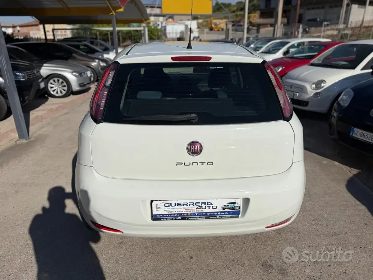 Usata Fiat Punto Pop 75 CV (55 kW) 2012 Bianco Utilitaria