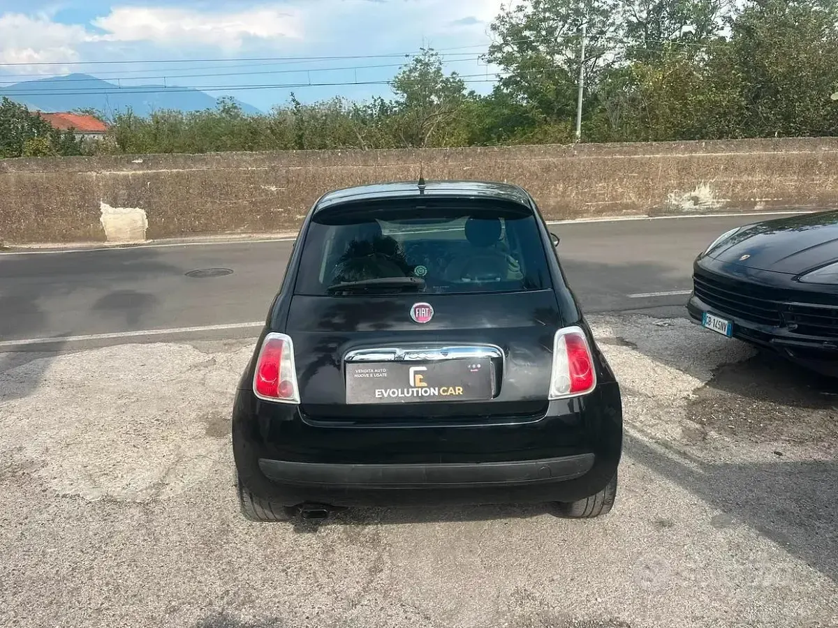 Usata Fiat 500 Lounge 69 CV (50 kW) 2009 Nero Cabrio