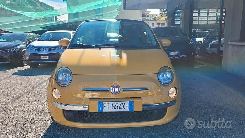 Usata Fiat 500C 95 CV (69 kW) 2013 Giallo Cabrio