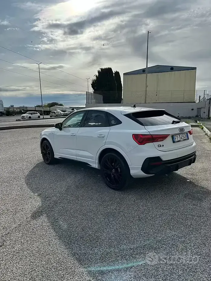 Usata Audi Q3 S-Line 150 CV (110 kW) 2019 Bianco SUV