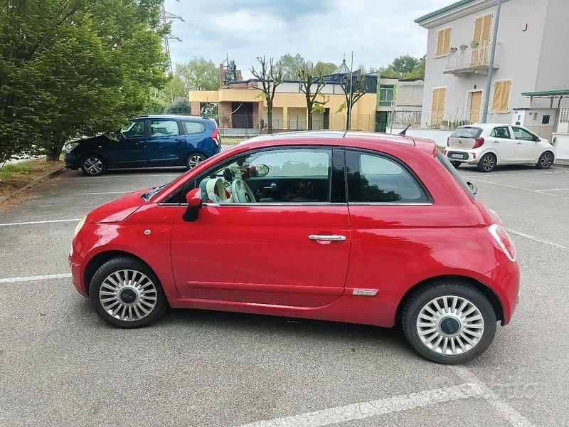 Usata Fiat 500 2009 Rosso Cabrio
