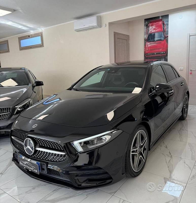 Usata Mercedes A200 AMG Line Premium 150 CV (110 kW) 2021 Nero Berlina