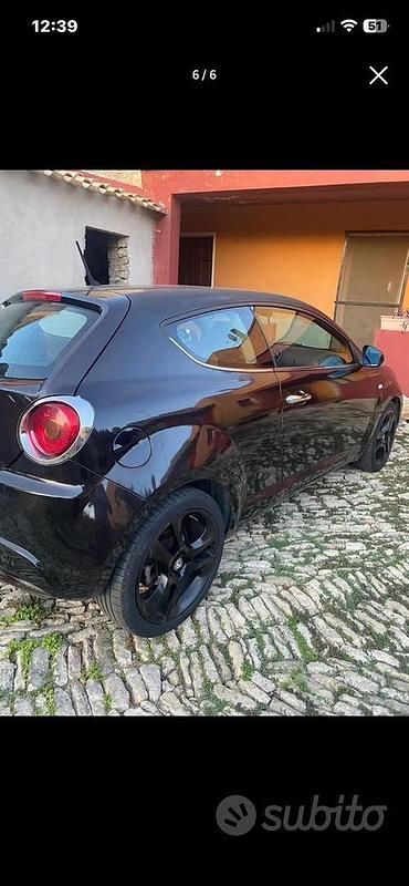 Usata Alfa Romeo MiTo 95 CV (69 kW) 2009 Nero Utilitaria