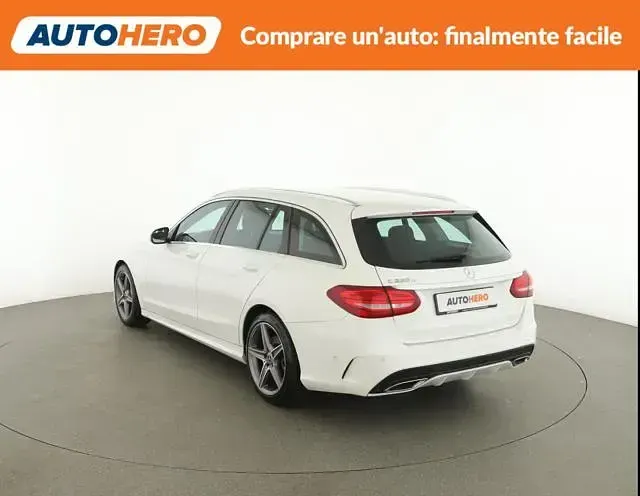 Usata Mercedes C220 Premium 194 CV (142 kW) 2018 Bianco Station wagon