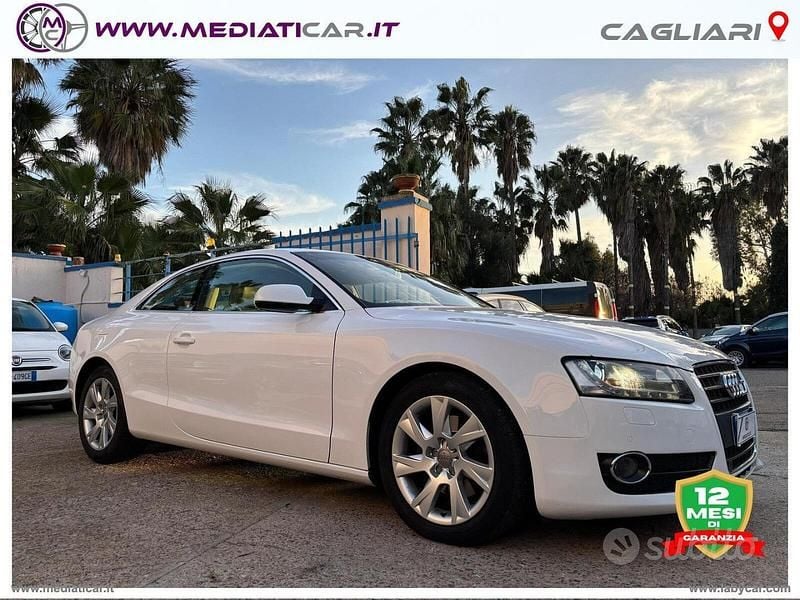 Usata Audi A5 Ambiente 170 CV (125 kW) 2011 Bianco Coupé