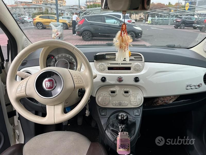 Begagnad Fiat 500 75 HK (55 kW) 2011 Vit Cab