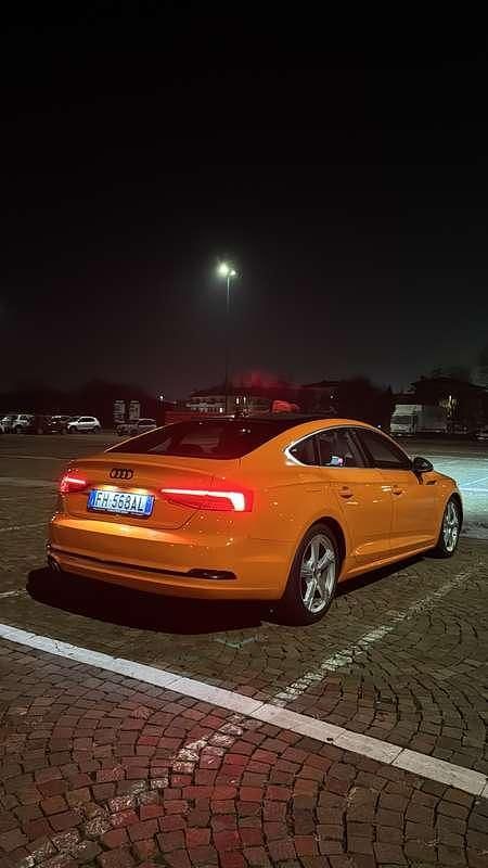 Usata Audi A5 Sportback Business 190 CV (139 kW) 2017 Arancione Utilitaria