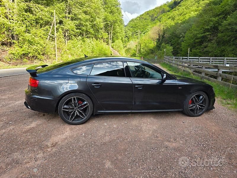 Usata Audi A5 S-Line 245 CV (180 kW) 2014 Grigio Coupé