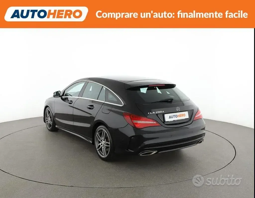 Usata Mercedes CLA200 136 CV (100 kW) 2017 Nero Coupé
