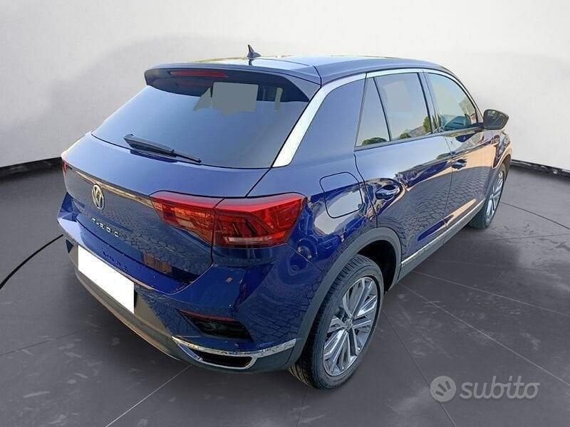 Usata VW T-Roc Advance 150 CV (110 kW) 2019 Blu/azzurro SUV