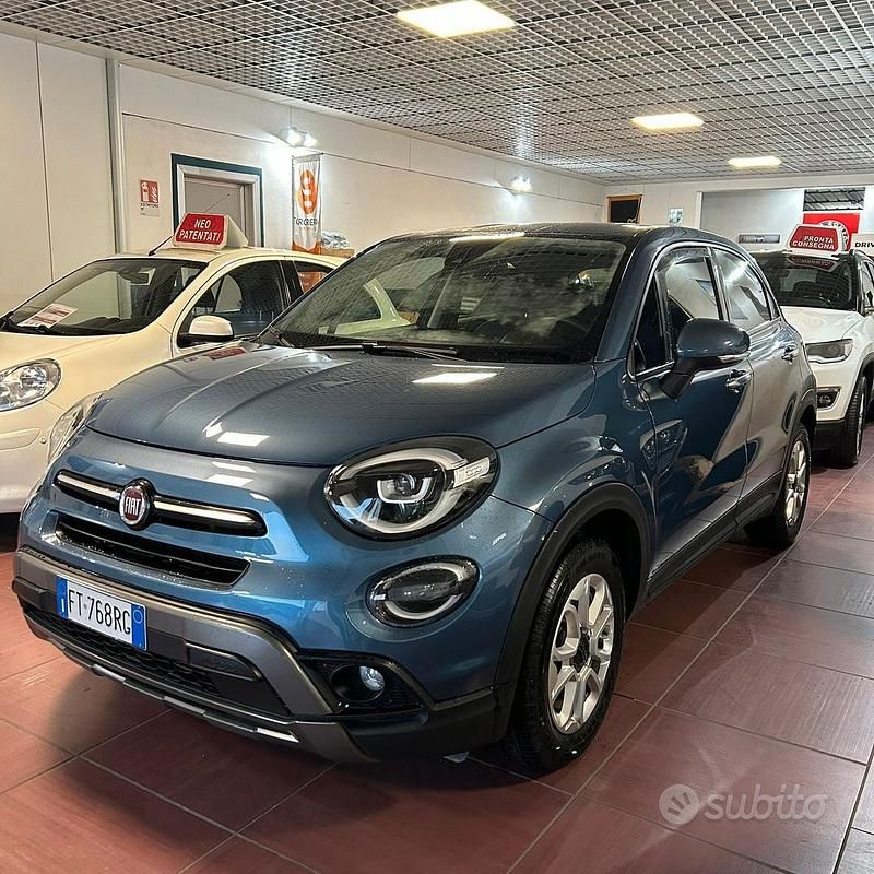 Usata Fiat 500X Cross 120 CV (88 kW) 2019 Blu SUV