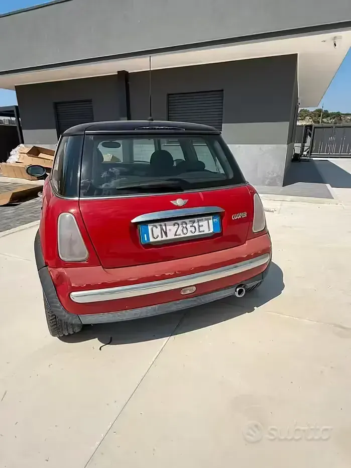 Usata Mini Cooper 2004 Rosso Utilitaria