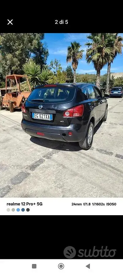 Usata Nissan Qashqai 140 CV (102 kW) 2009 Nero SUV