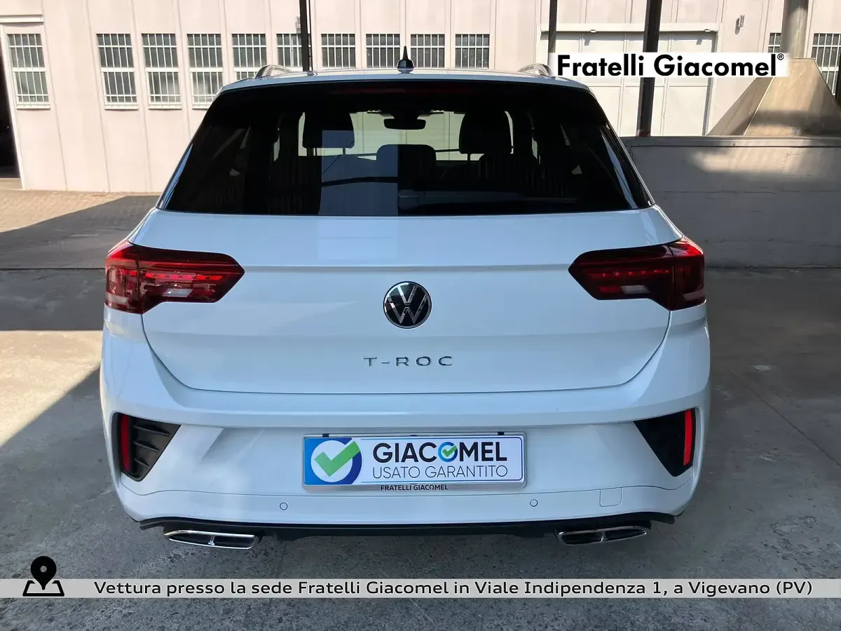Usata VW T-Roc R-line 150 CV (110 kW) 2023 Pure white SUV