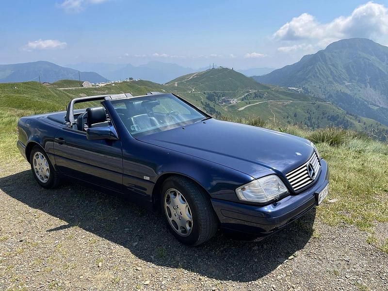 Usata Mercedes SL320 1995 Blu Cabrio