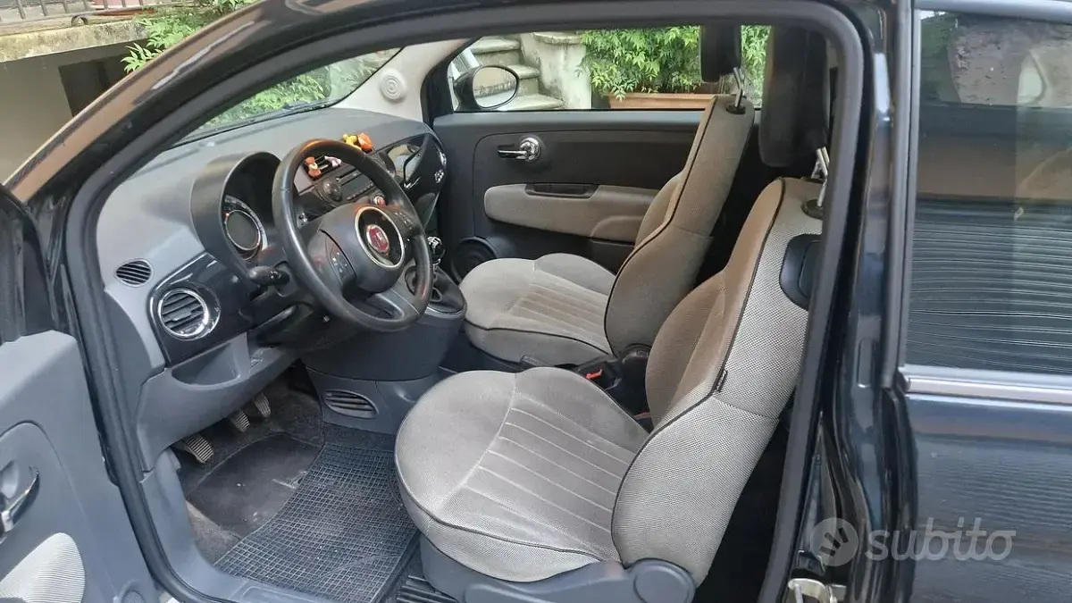 Usata Fiat 500 Lounge 69 CV (50 kW) 2014 Nero Berlina