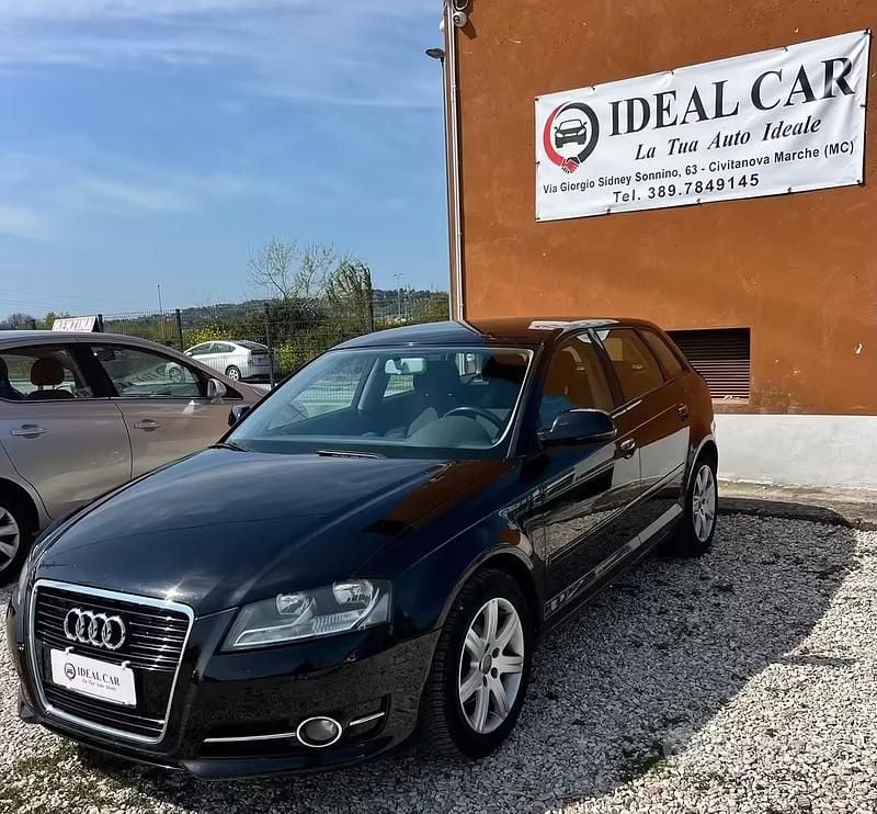 Usata Audi A3 Ambition 90 CV (66 kW) 2012 Nero Utilitaria