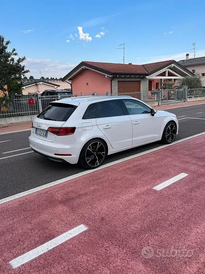 Usata Audi A3 110 CV (80 kW) 2015 Bianco Berlina