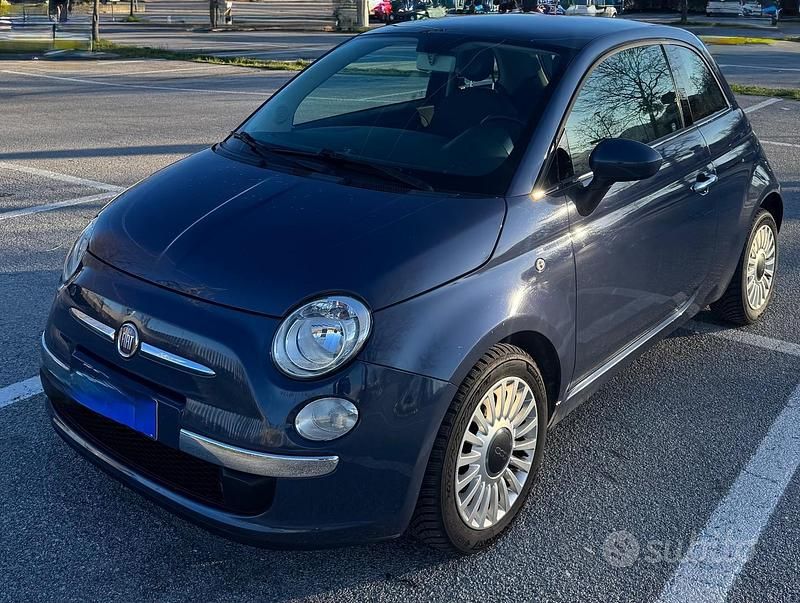 Usata Fiat 500 95 CV (69 kW) 2014 Blu Utilitaria