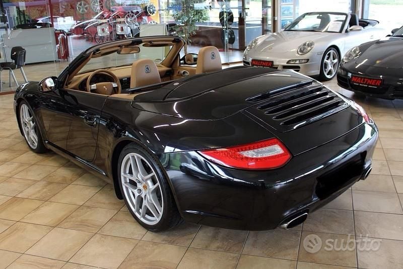 Usata Porsche 997 345 CV (253 kW) 2008 Nero Cabrio