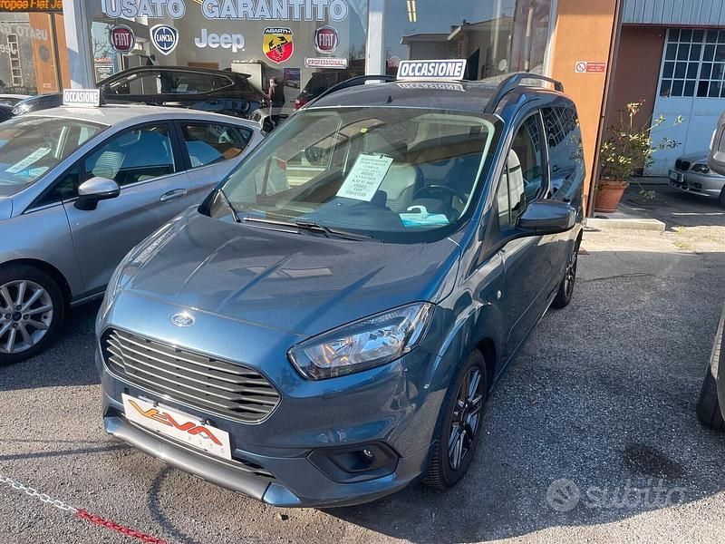 Usata Ford Tourneo Courier S 100 CV (73 kW) 2020 Blu Monovolume
