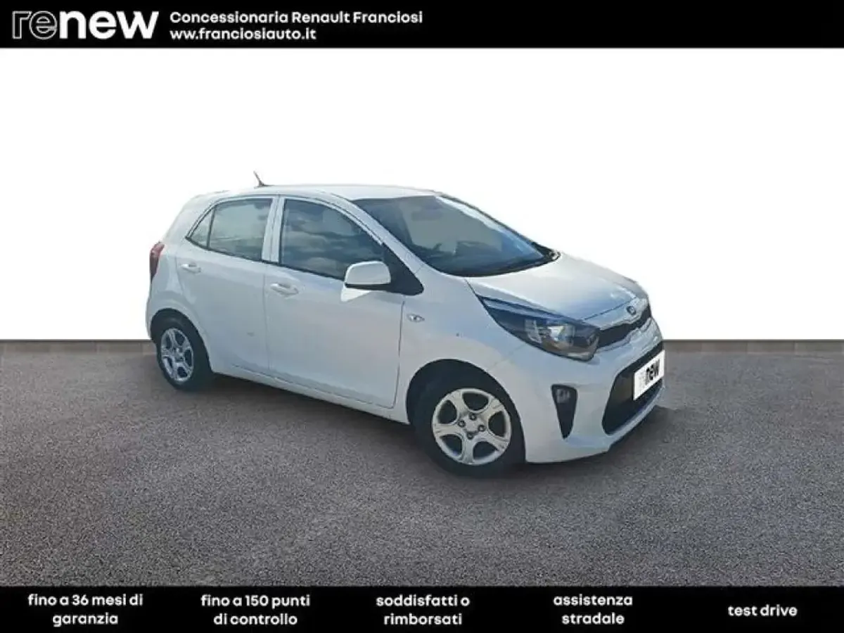 Usata Kia Picanto Active 65 CV (47 kW) 2019 Bianco Utilitaria