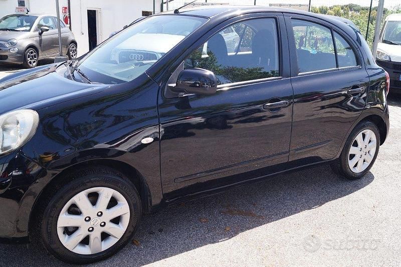 Usata Nissan Micra Acenta 80 CV (58 kW) 2011 Nero Utilitaria