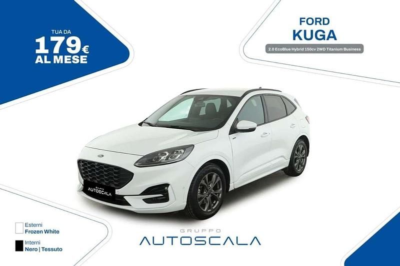 Usata Ford Kuga Business Edition 150 CV (110 kW) 2021 Frozen white SUV