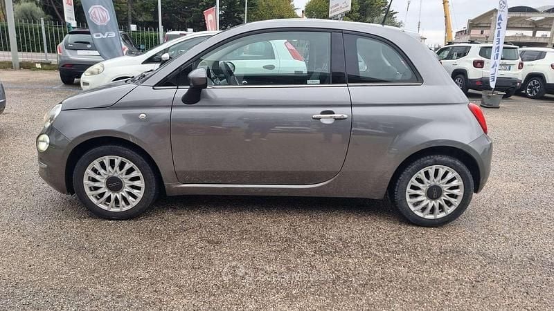 Usata Fiat 500 Lounge 69 CV (50 kW) 2017 Gray Utilitaria