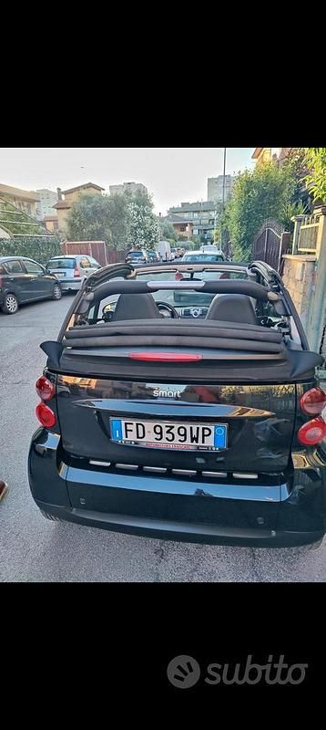 Usata Smart ForTwo Cabrio 71 CV (52 kW) 2009 Nero Cabrio