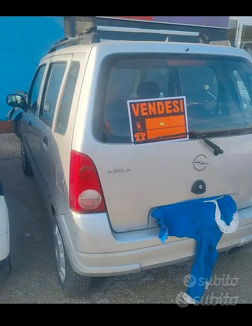 Usata Opel Agila 75 CV (55 kW) 2004 Grigio Monovolume