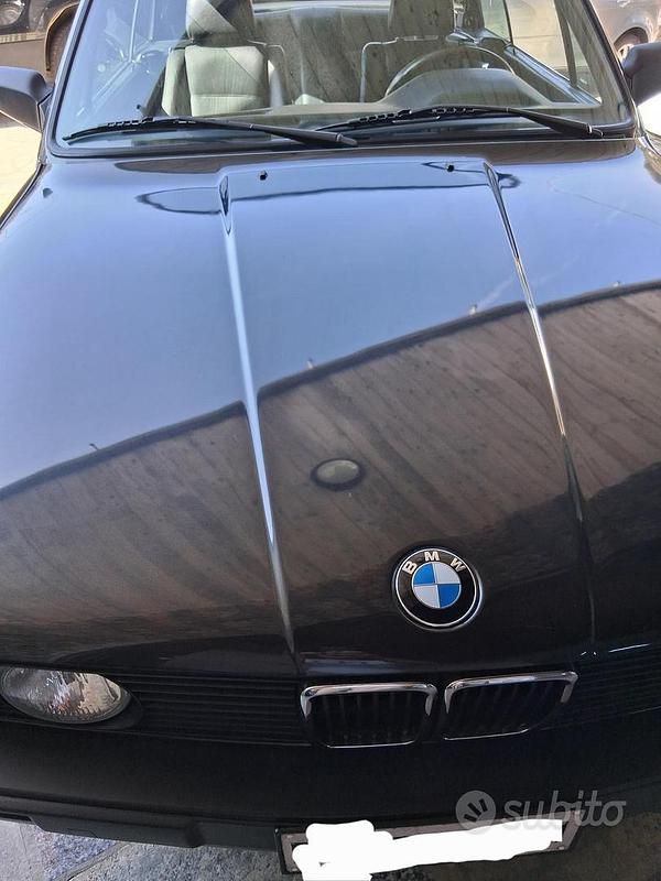 Usata BMW 318 Cabriolet 116 CV (85 kW) 1992 Nero Cabrio