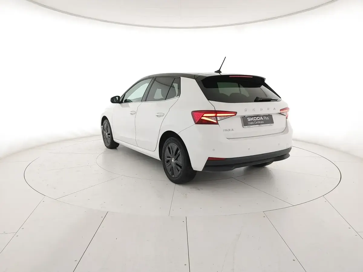 Usata Skoda Fabia Style 80 CV (58 kW) 2021 Bianco magnolia nero tulipano perlato Utilitaria