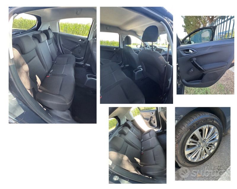 Usata Peugeot 208 Allure 82 CV (60 kW) 2012 Nero Utilitaria