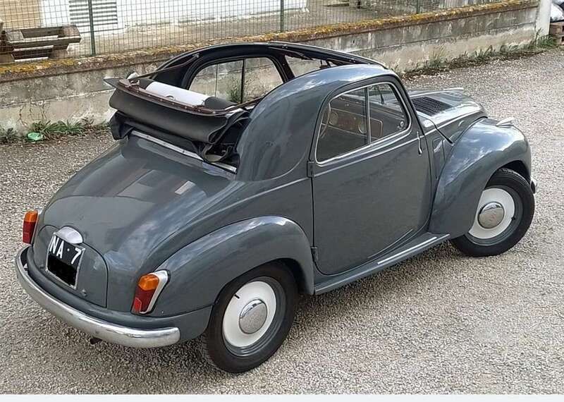 Grigio Usata 1953 Fiat 500C Cabrio | 11.000 € - Immagine 1/4