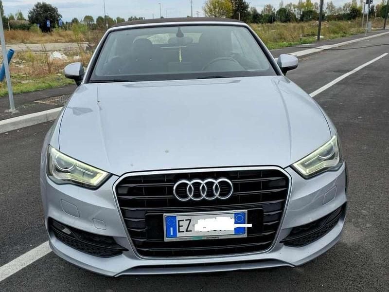 Usata Audi A3 Cabriolet Ambition 110 CV (80 kW) 2015 Argento Cabrio