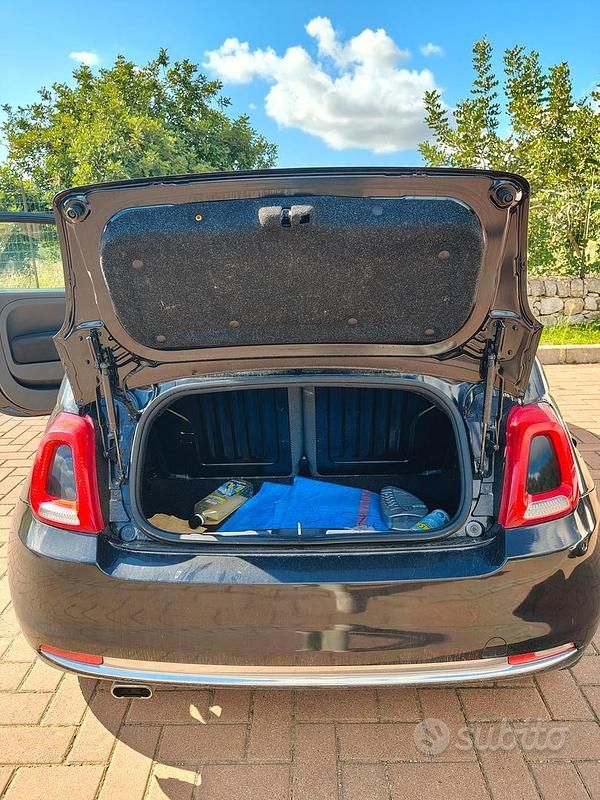 Usata Fiat 500C Lounge 2015 Nero Cabrio